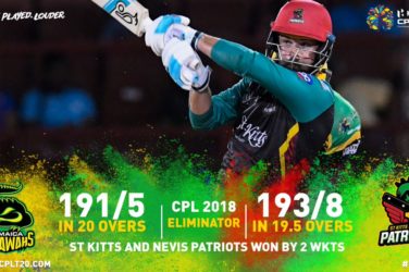 Jamaica Tallawahs knocked out
