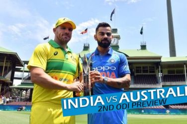 India vs Australia 2nd ODI Preview